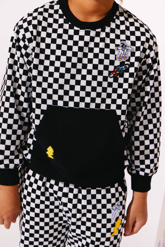 Lola + The Boys Sets Checker Astro Patch Set