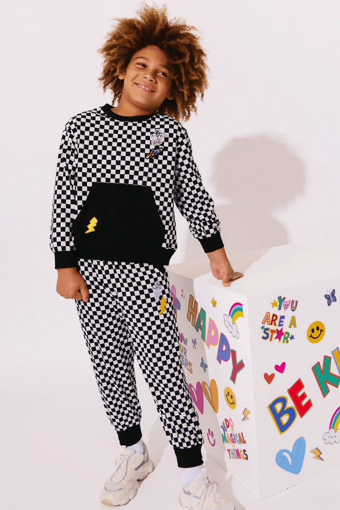 Lola + The Boys Sets 2 Checker Astro Patch Set