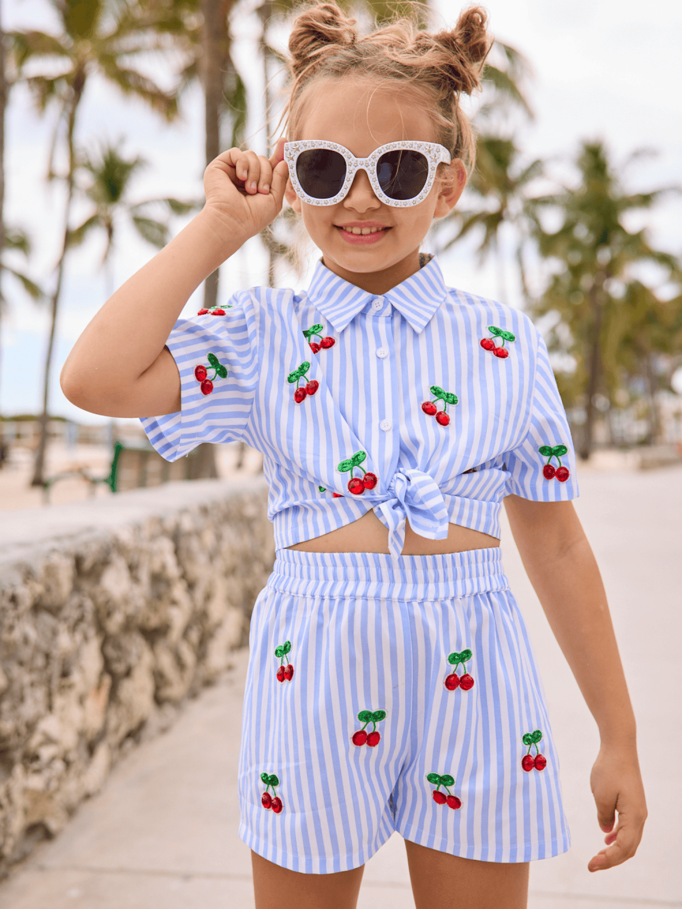 Cherry Pop Stripe Set