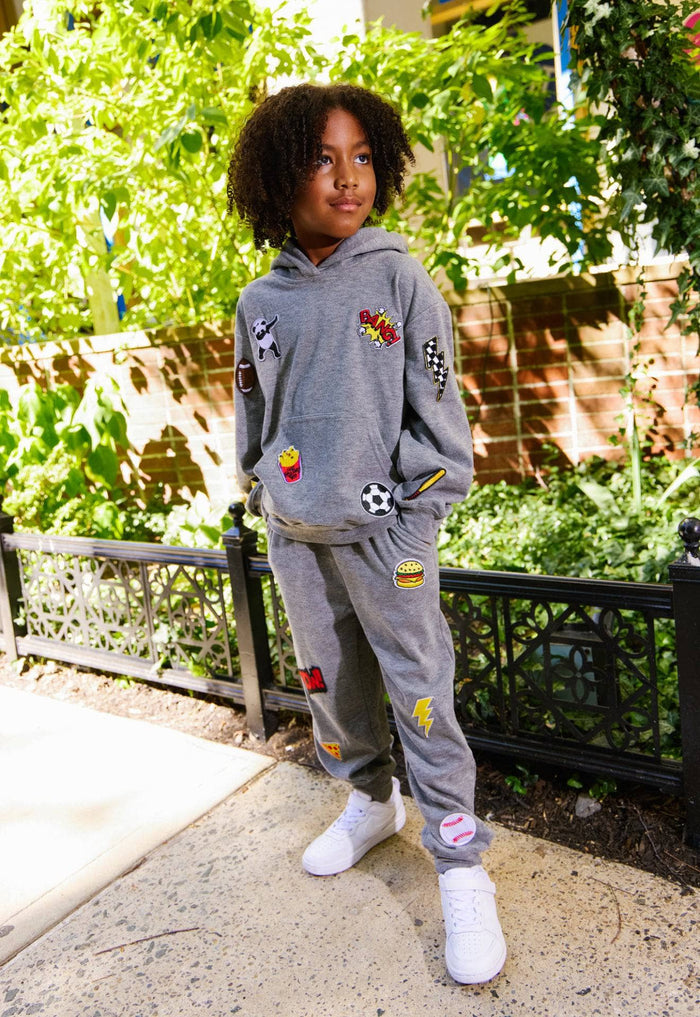 Lola + The Boys Sets 2 Cool Patch Jogger Set