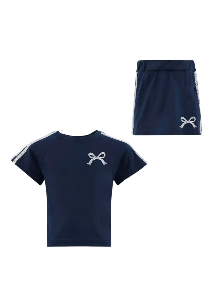 Lola + The Boys Sets Crystal Bow Sporty Set