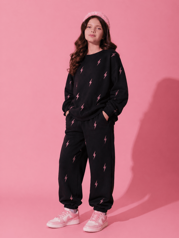 Lola + The Boys Sets Crystal Flash Jogger Set