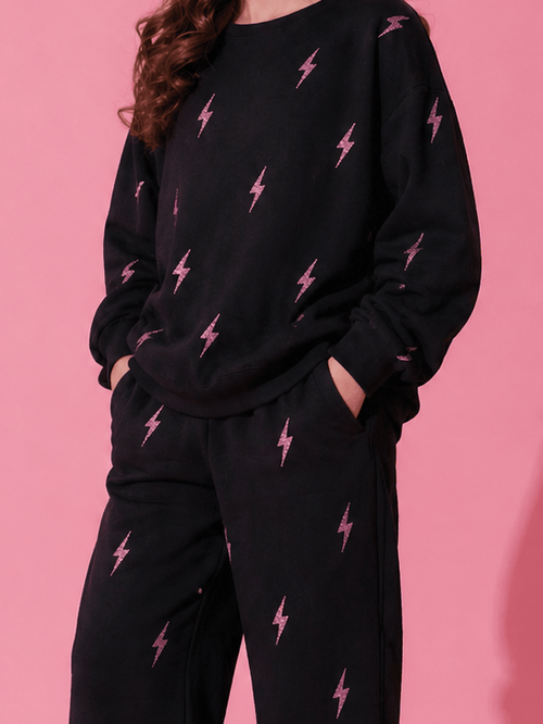 Lola + The Boys Sets Crystal Flash Jogger Set