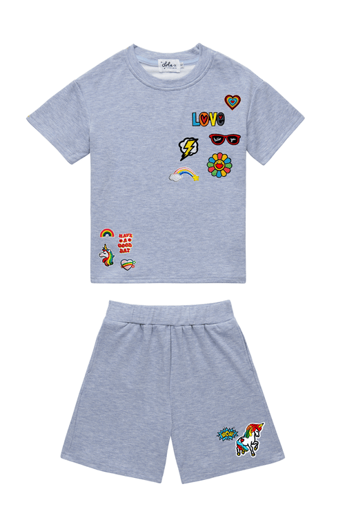 Lola + The Boys Sets Customizable Super Soft Short Set