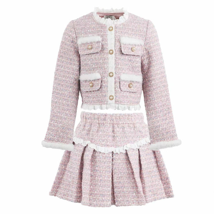 Lola + The Boys Sets Cutie Tweed Skirt Set