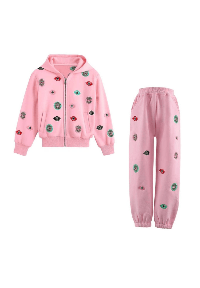 lola-bethenny Sets XL / Pink Evil Eyes & Caviar Set – Teen/Women