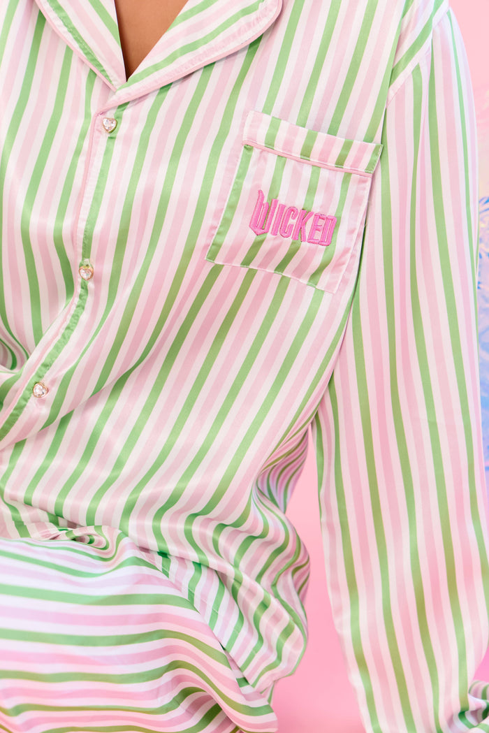 lola-wicked-collab Sets Glinda Stripe Silky Set – Teen/Women