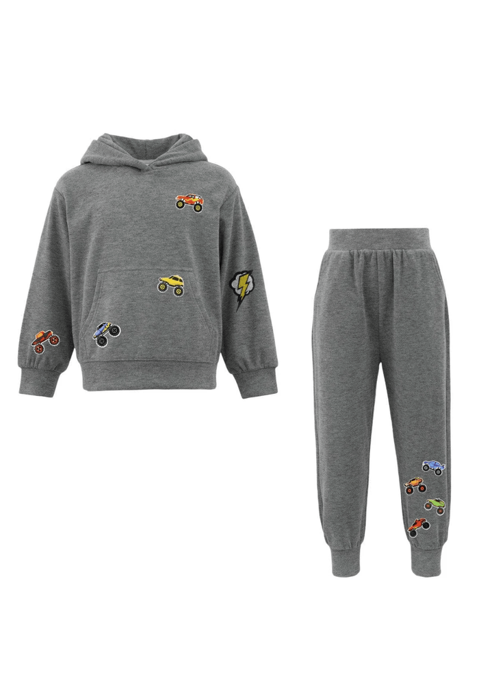 Lola + The Boys Sets Grey Cars Patch Set