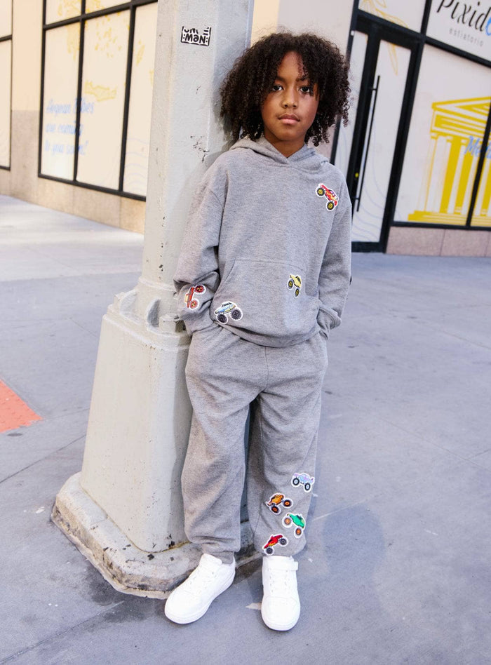 Lola + The Boys Sets 2 Grey Cars Patch Set