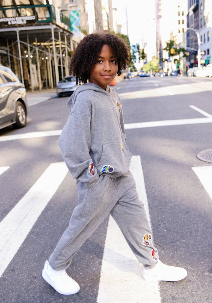 Lola + The Boys Sets Grey Cars Patch Set