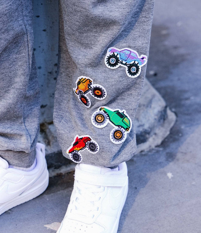 Lola + The Boys Sets Grey Cars Patch Set