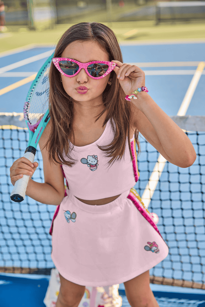Lola + The Boys Sets Hello Kitty® and Friends Sequin Stripe Tennis Set