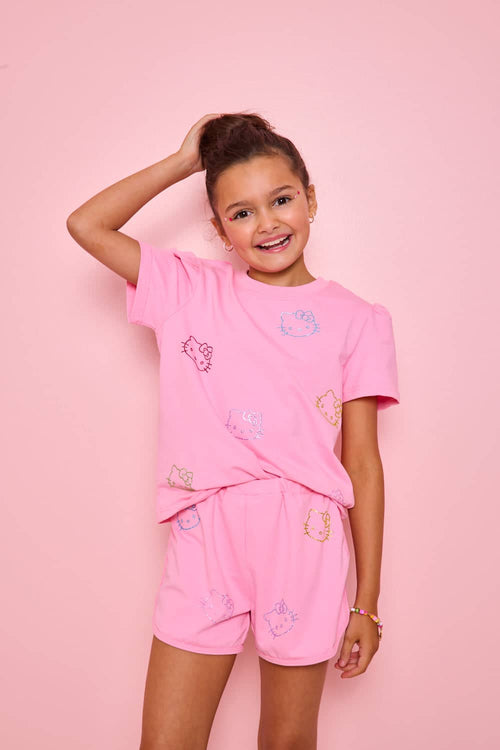 lola-hellokitty Sets 2 Hello Kitty® Crystal Short Set - Pink