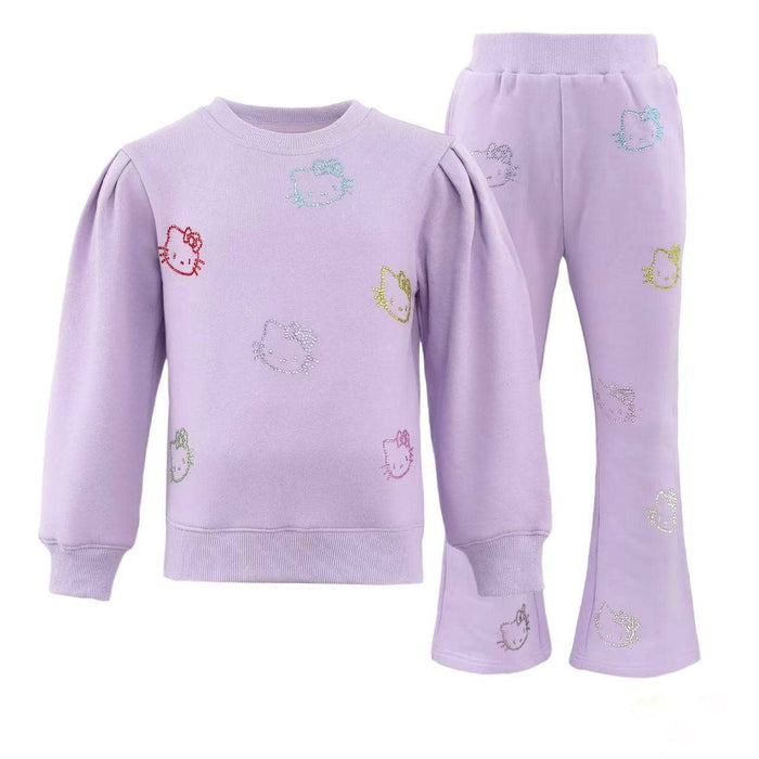 Lola + The Boys Sets Lavender Crystal Hello Kitty Set