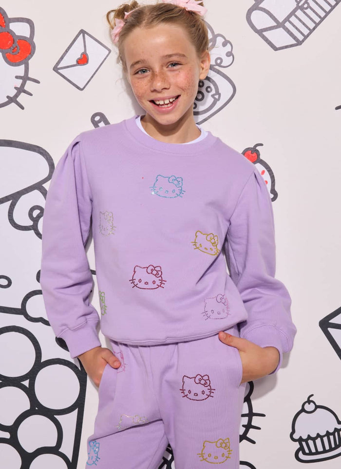 Lola + The Boys Sets Lavender Crystal Hello Kitty Set