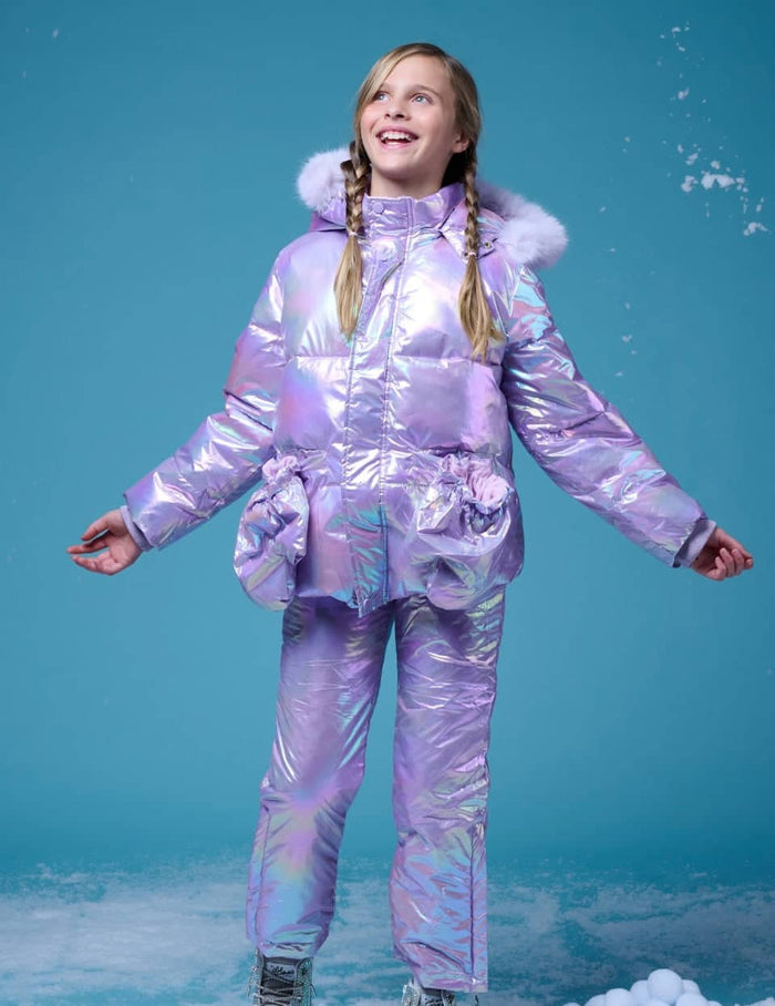 Lola + The Boys Sets Lavender Hologram Snow Set