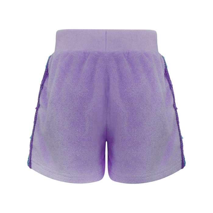 Lola + The Boys Sets Lavender Rainbow Sequin Stripe Short Set
