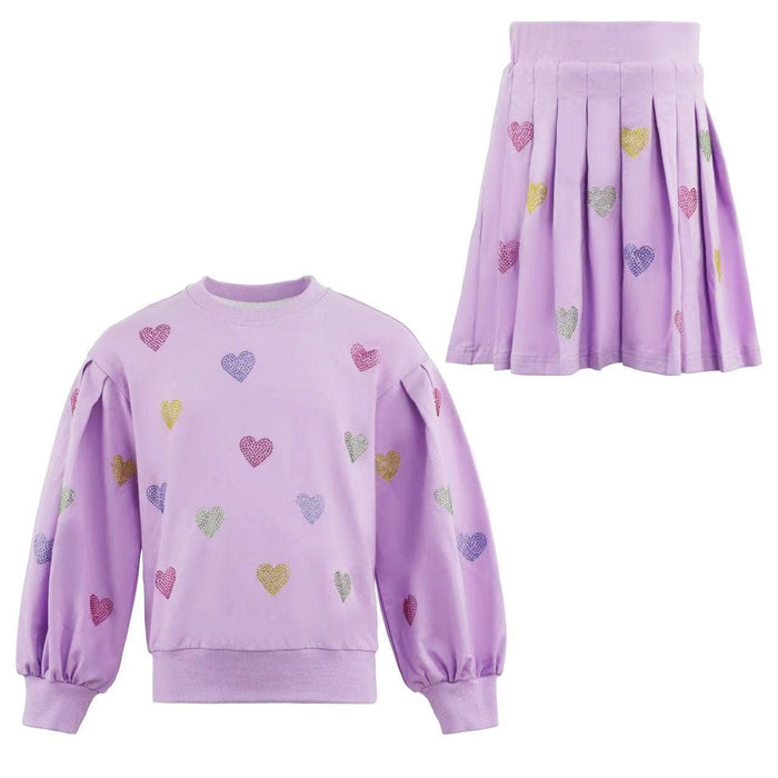 Lola-spring-25 Sets Lavender Sparkle Hearts Set