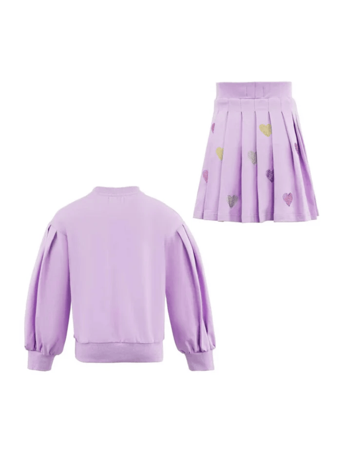 Lola-spring-25 Sets Lavender Sparkle Hearts Set