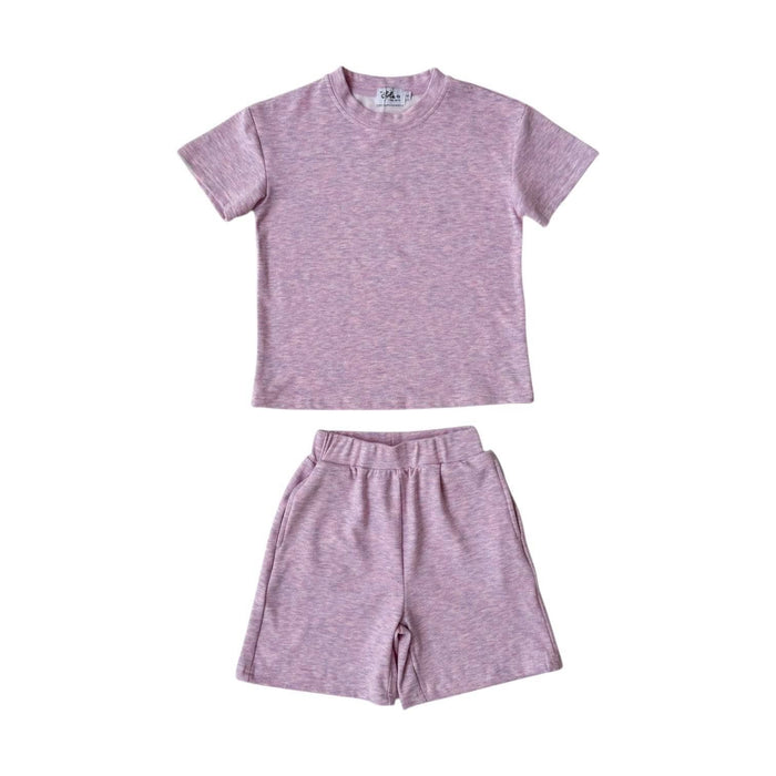 Lola + The Boys Sets Lavender Super Soft Short Set