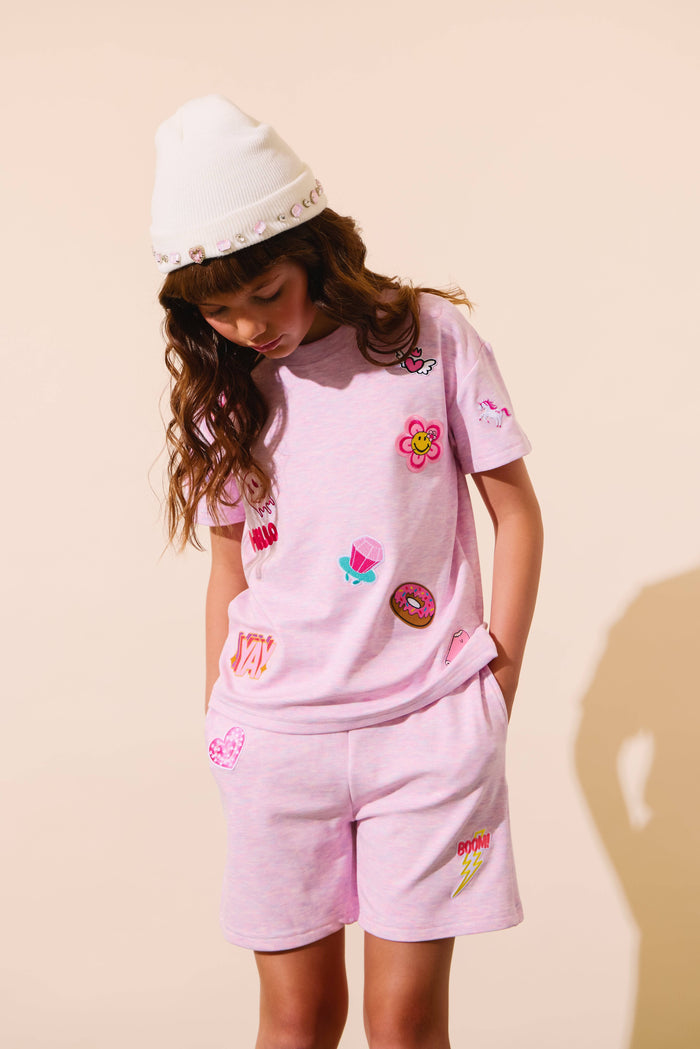 Lola + The Boys Sets Lavender Super Soft Short Set