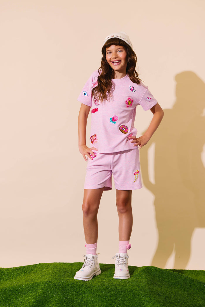 Lola + The Boys Sets Lavender Super Soft Short Set