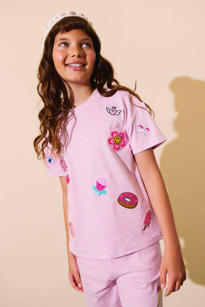 Lola + The Boys Sets Lavender Super Soft Short Set