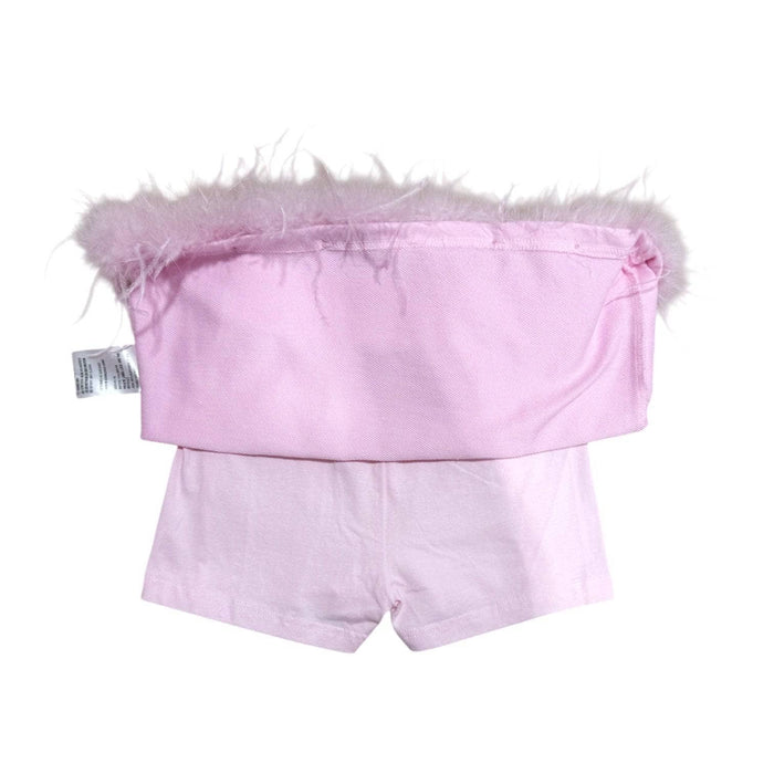 Lola + The Boys Sets Pink Feather Sweat Suit