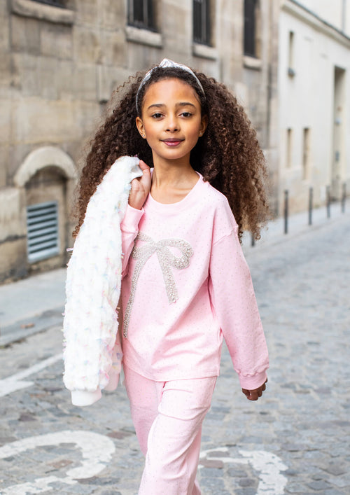 Lola + The Boys Sets Pink Sparkle Bow Charm Set