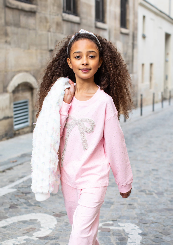 Lola + The Boys Sets Pink Sparkle Bow Charm Set