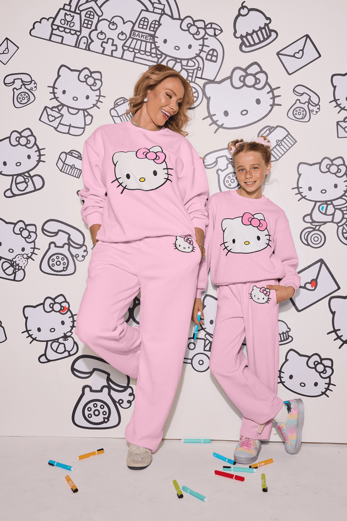 lola-hellokitty Sets Pink Super Soft Knit Hello Kitty® Set
