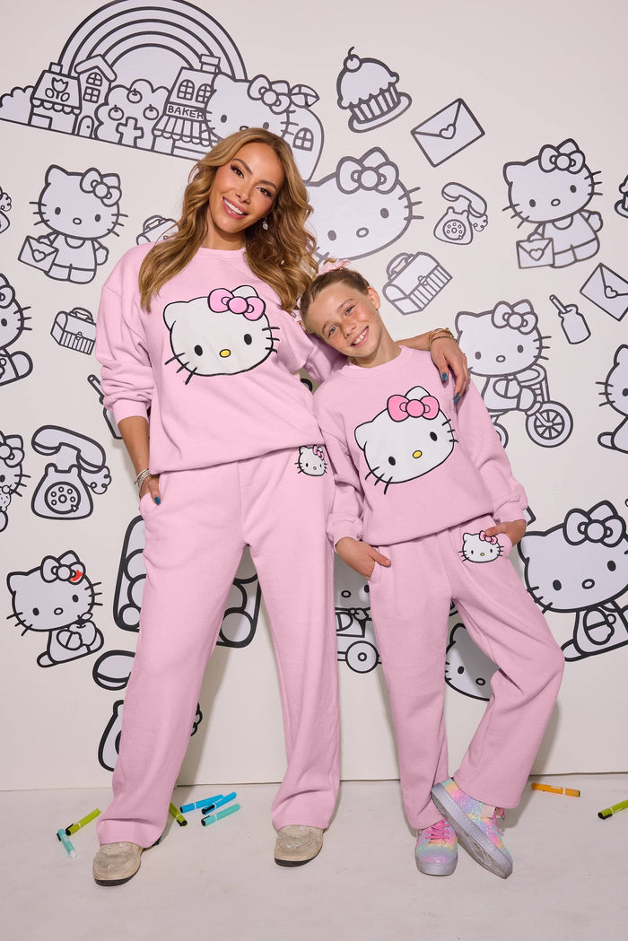 lola-hellokitty Sets 2 Pink Super Soft Knit Hello Kitty® Set