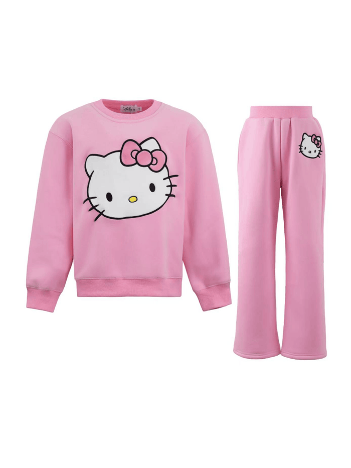 lola-hellokitty Sets Pink Super Soft Knit Hello Kitty® Set