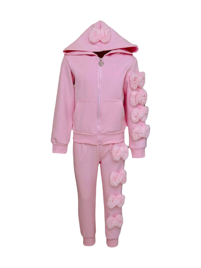 exclude-sale Sets Pinkie Velour Bow Trackset