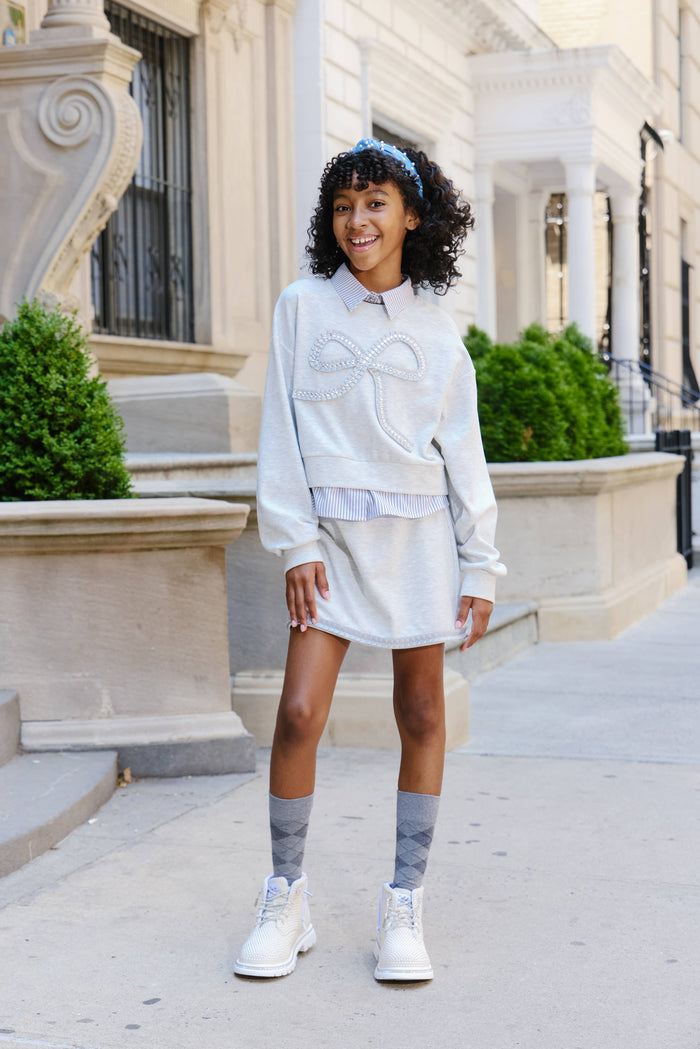 Lola + The Boys Sets Preppy Bow Set