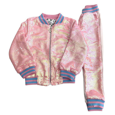 Lola + The Boys Sets Pretty in Pink Sequin Set
