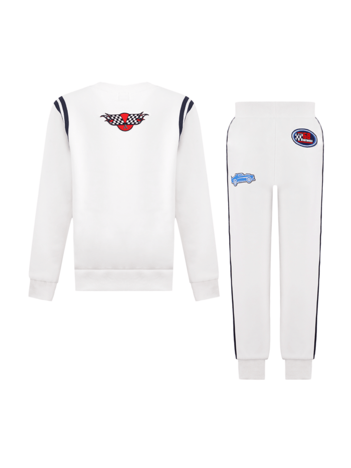 Lola + The Boys Sets Racer Patch Jogger Set