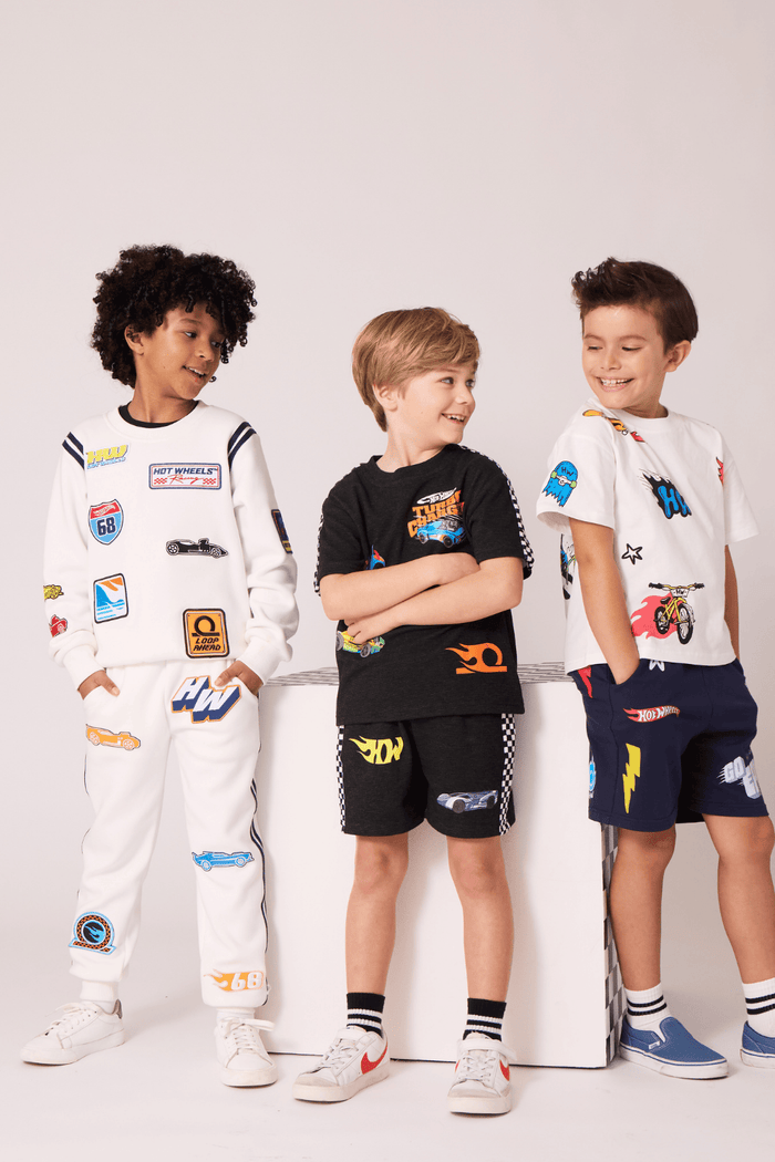 Lola + The Boys Sets Racer Patch Jogger Set