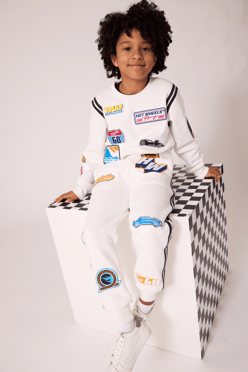 Lola + The Boys Sets 2 Racer Patch Jogger Set