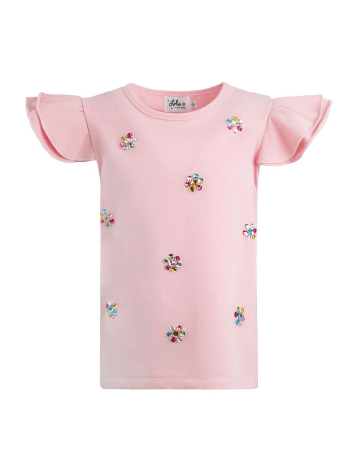 Lola + The Boys Sets Rainbow Blossom Gem Short Set