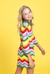 Lola + The Boys Sets Rainbow Bright Knit Set