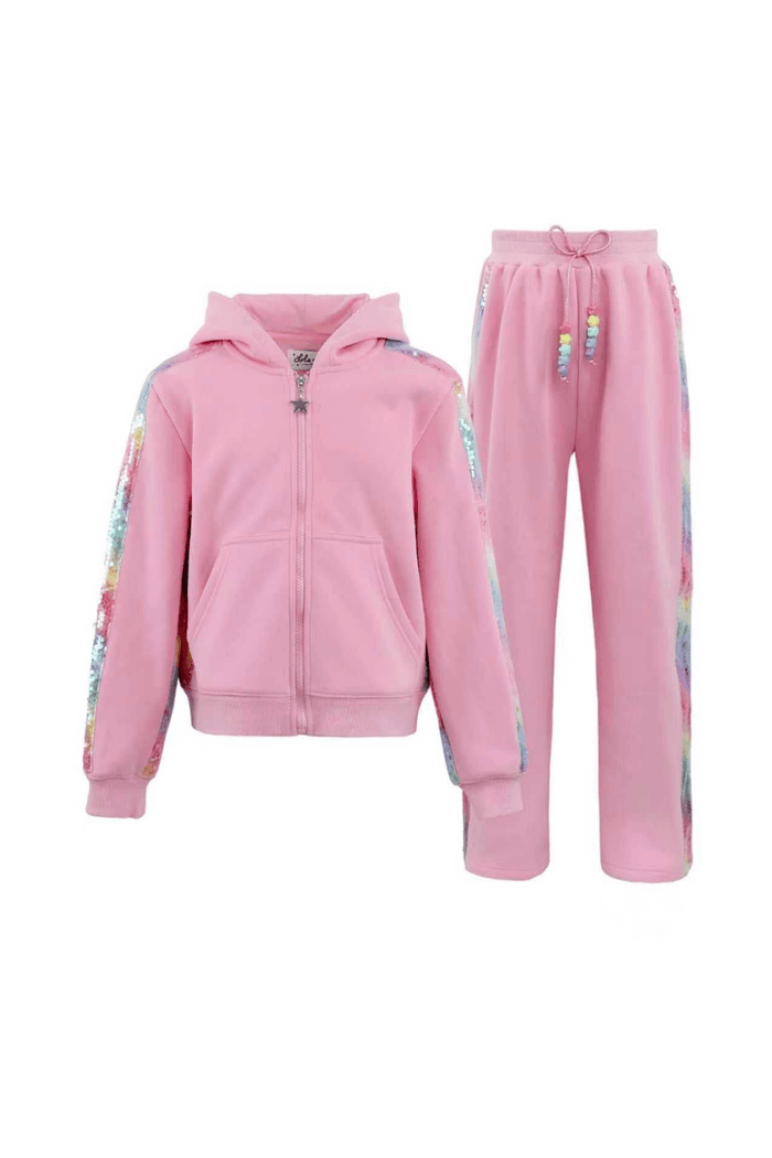 Lola + The Boys Sets Rainbow Brite Joggers Set