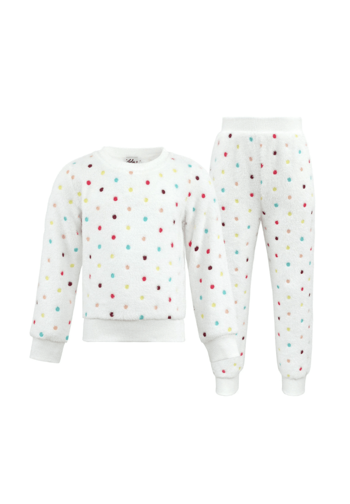 Lola + The Boys Sets Rainbow Confetti Fuzzy Set