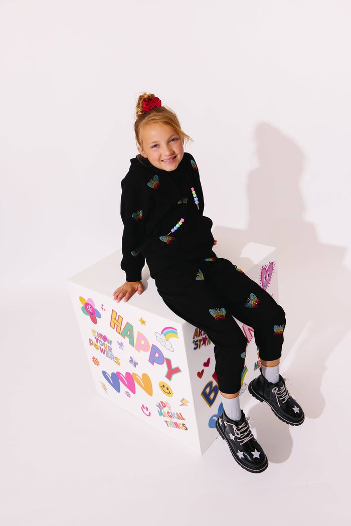 Lola + The Boys Sets Rainbow Crystal Butterfly Set