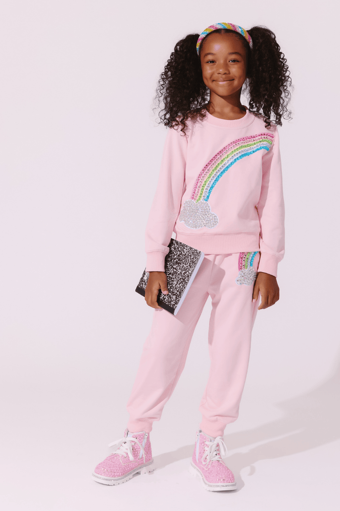 Lola + The Boys Sets Rainbow Dreams Joggers Set