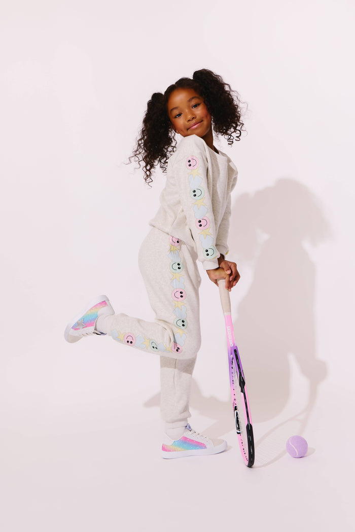 Lola + The Boys Sets Rainbow Smiley Set