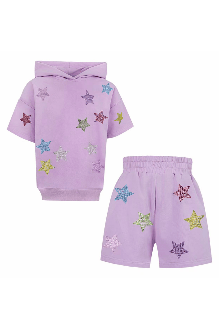 Lola and The Boys Sets Rainbow Stars Short Set