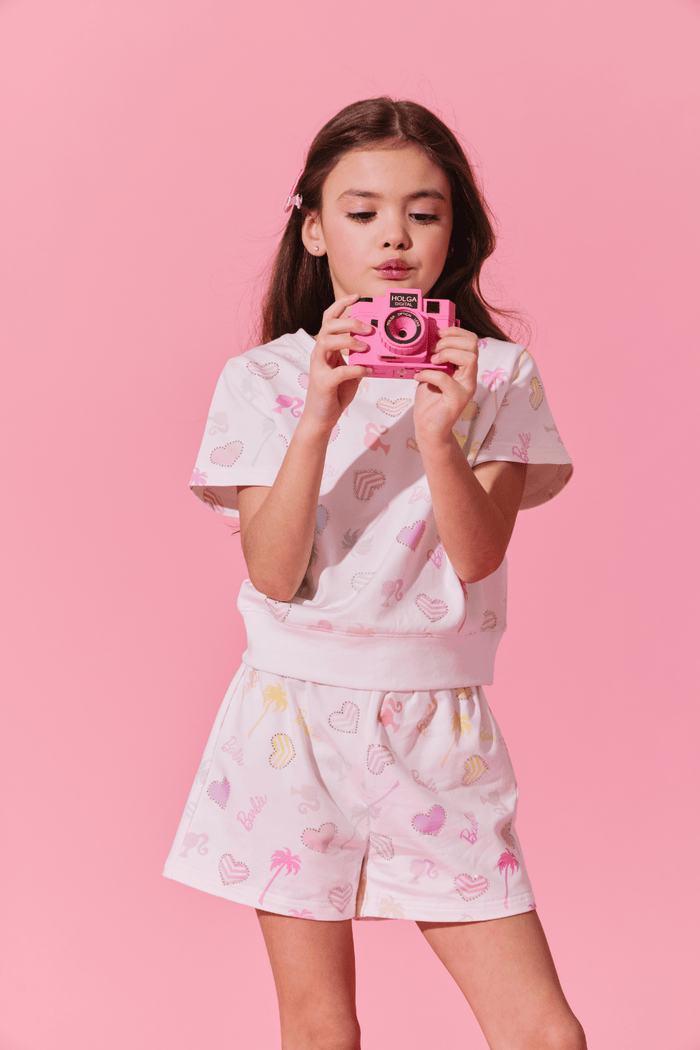 Lola + The Boys Sets Rainbow Vibes Barbie™ Short Set