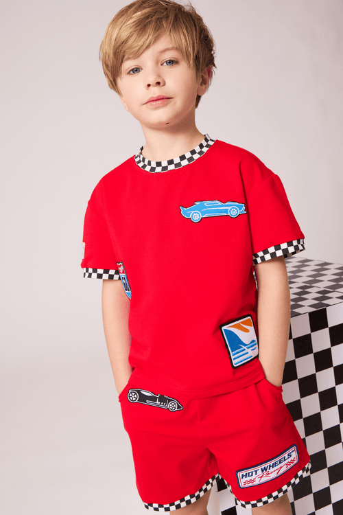 Lola + The Boys Sets Red Racer Patch Set