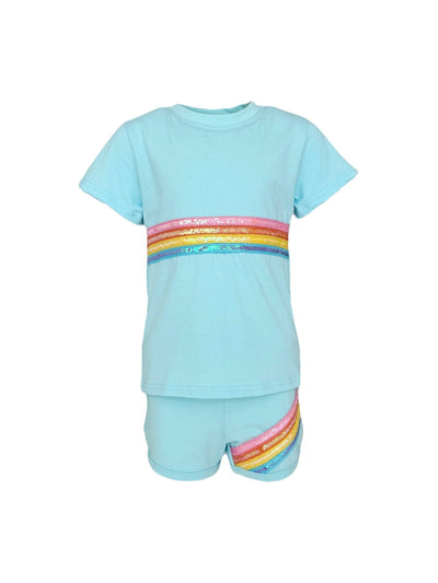 Lola + The Boys Sets Sequin Stripe Set